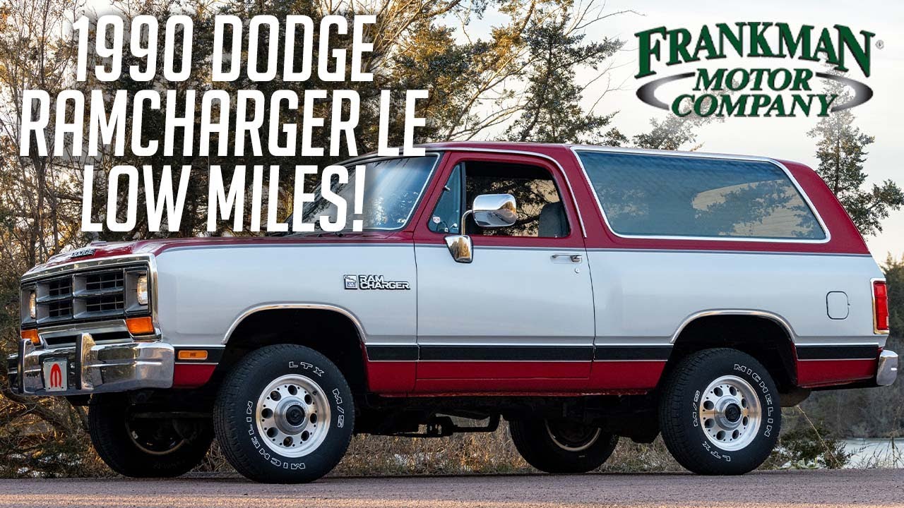 ONE OWNER! 1990 Dodge Ramcharger with Only 23K Miles!- Frankman Motor Co. - Walk Around & Driving
