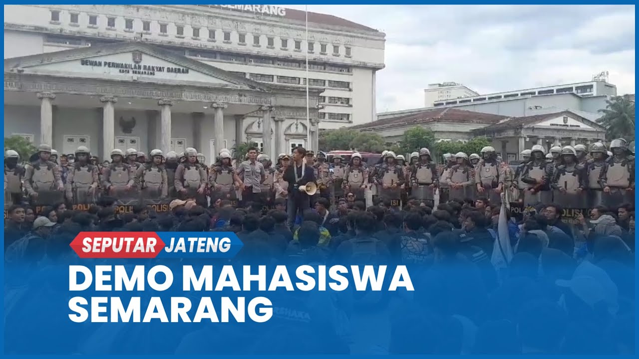 9 Tuntutan Mahasiswa PMII UIN Walisongo Dalam Aksi Demo di Balai Kota Semarang