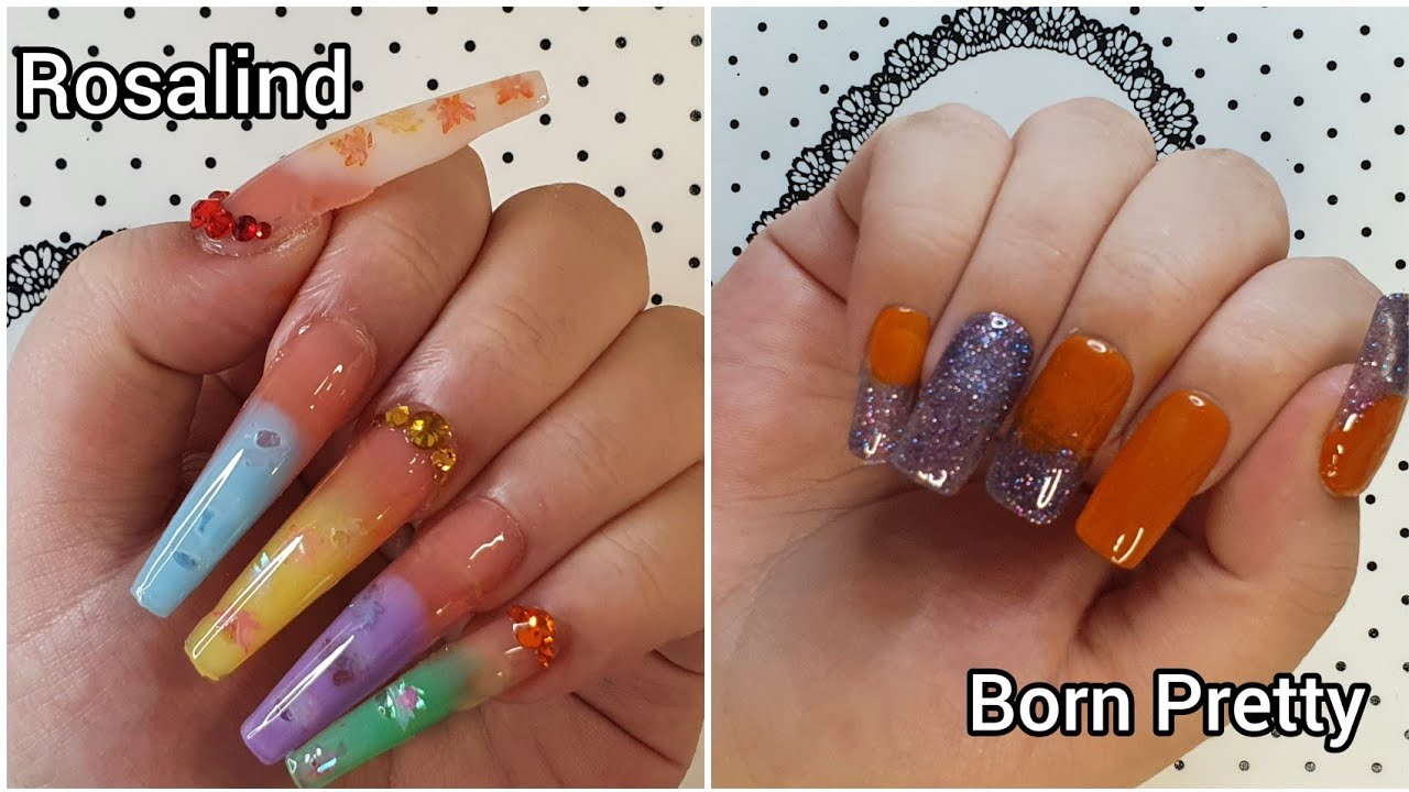 Rosalind 6 piece polygel kit! and Born Pretty Gel polishes! Two sets! Femi Beauty Method & press ons