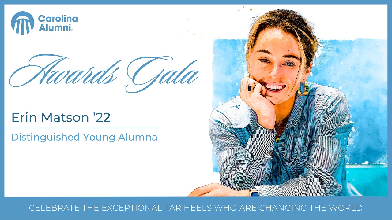 Erin Matson '22, Distinguished Young Alumna