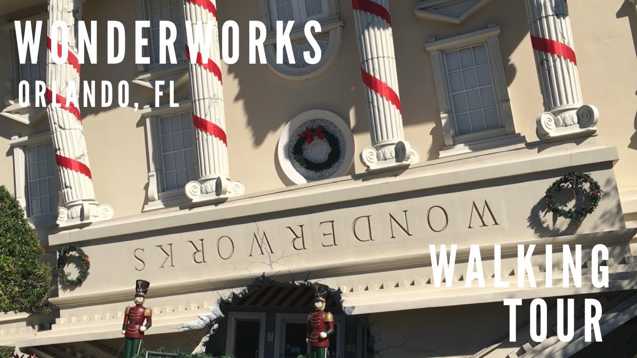 WonderWorks Orlando Virtual Walking Tour |  Upsidedown Indoor Amusement Park 2020