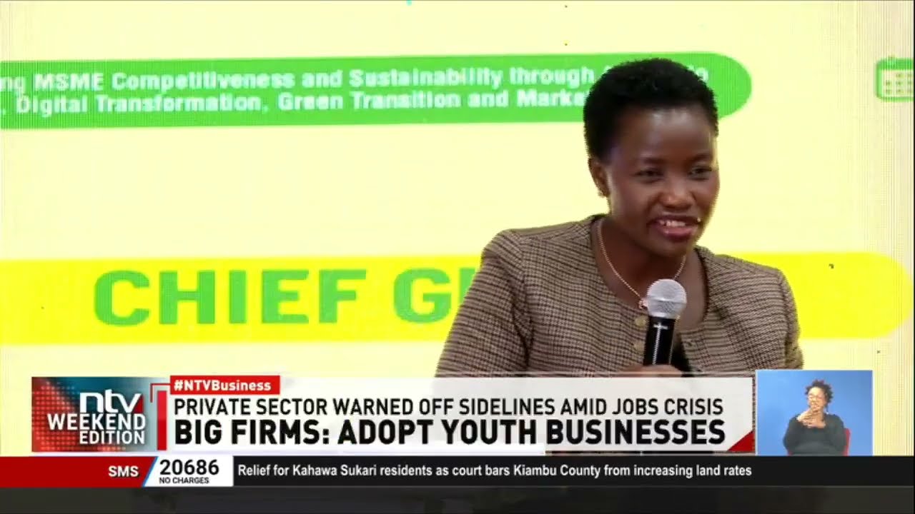 PS Mang’eni urges large companies to support young entrepreneurs