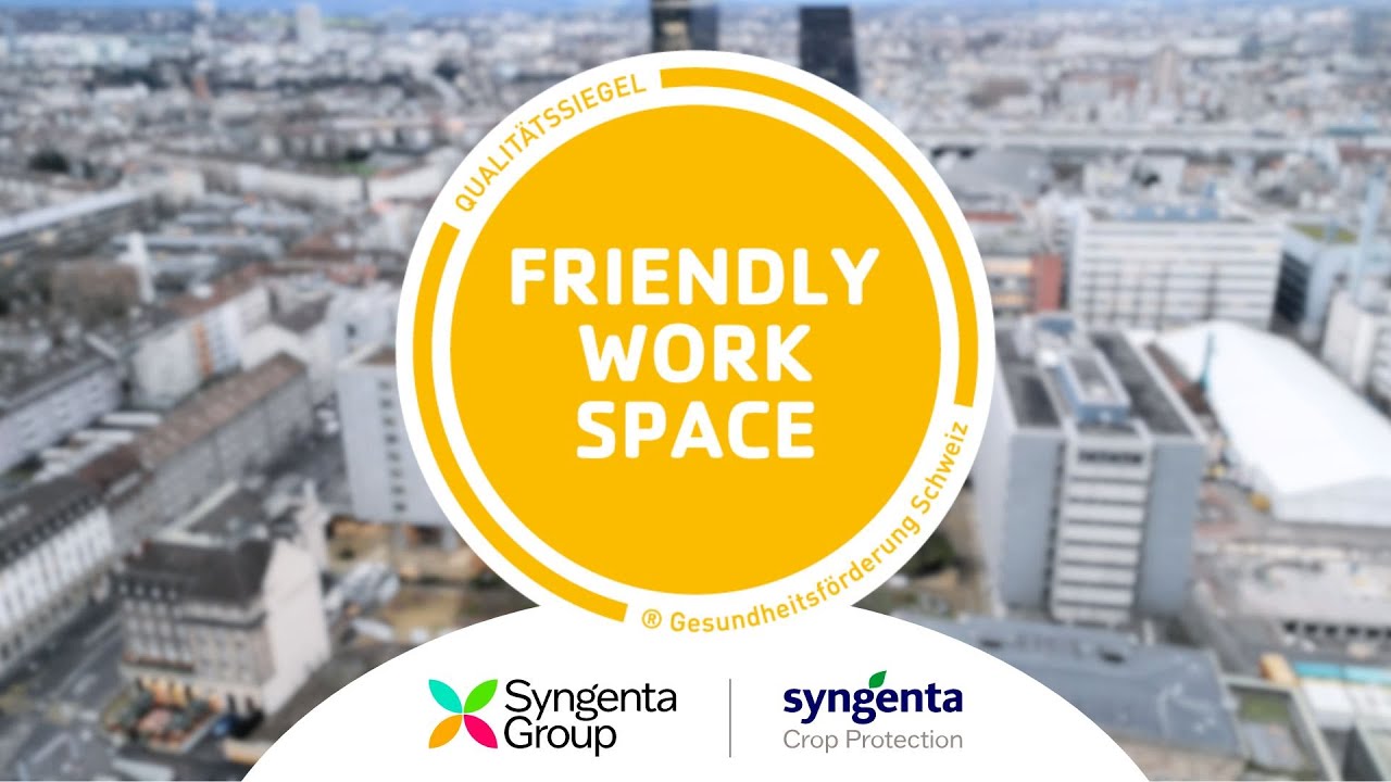 Syngenta Switzerland awarded the “Friendly Work Space” label by Health Promotion Switzerland