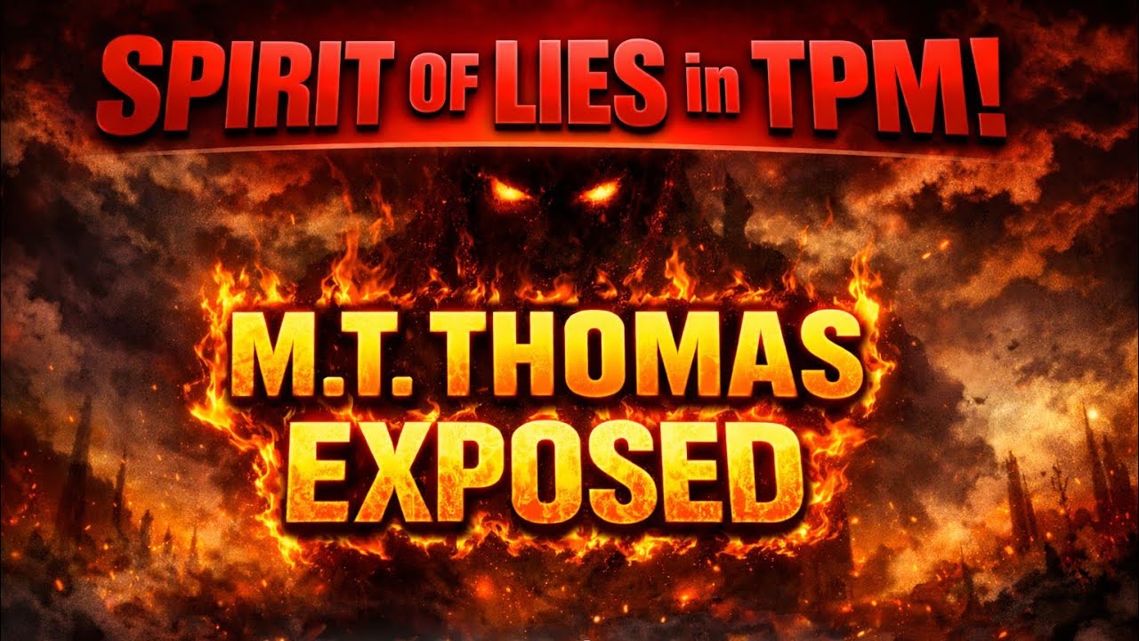 Spirit of Lies Gripping M.T. Thomas - Trying to Preserve Establishments not True Souls! 1Kings 22:23
