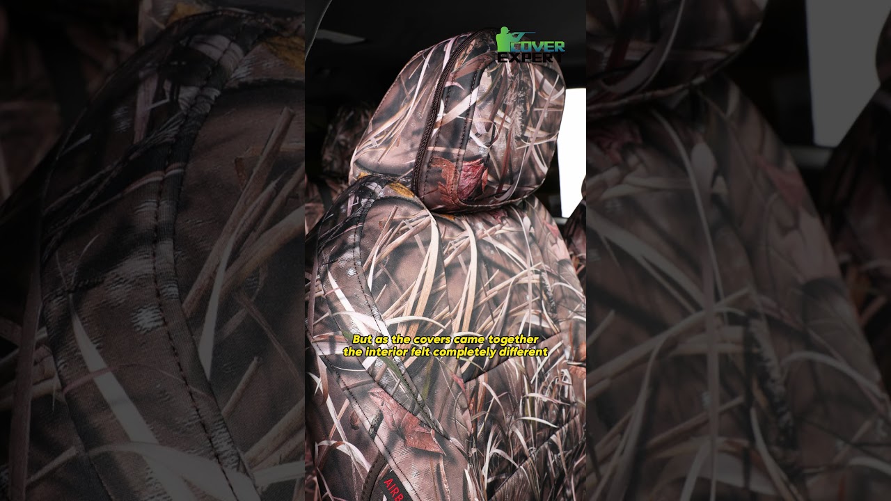 Coverexpert Custom Camo Reed Seat Covers for Toyota Tacoma 2001-2025