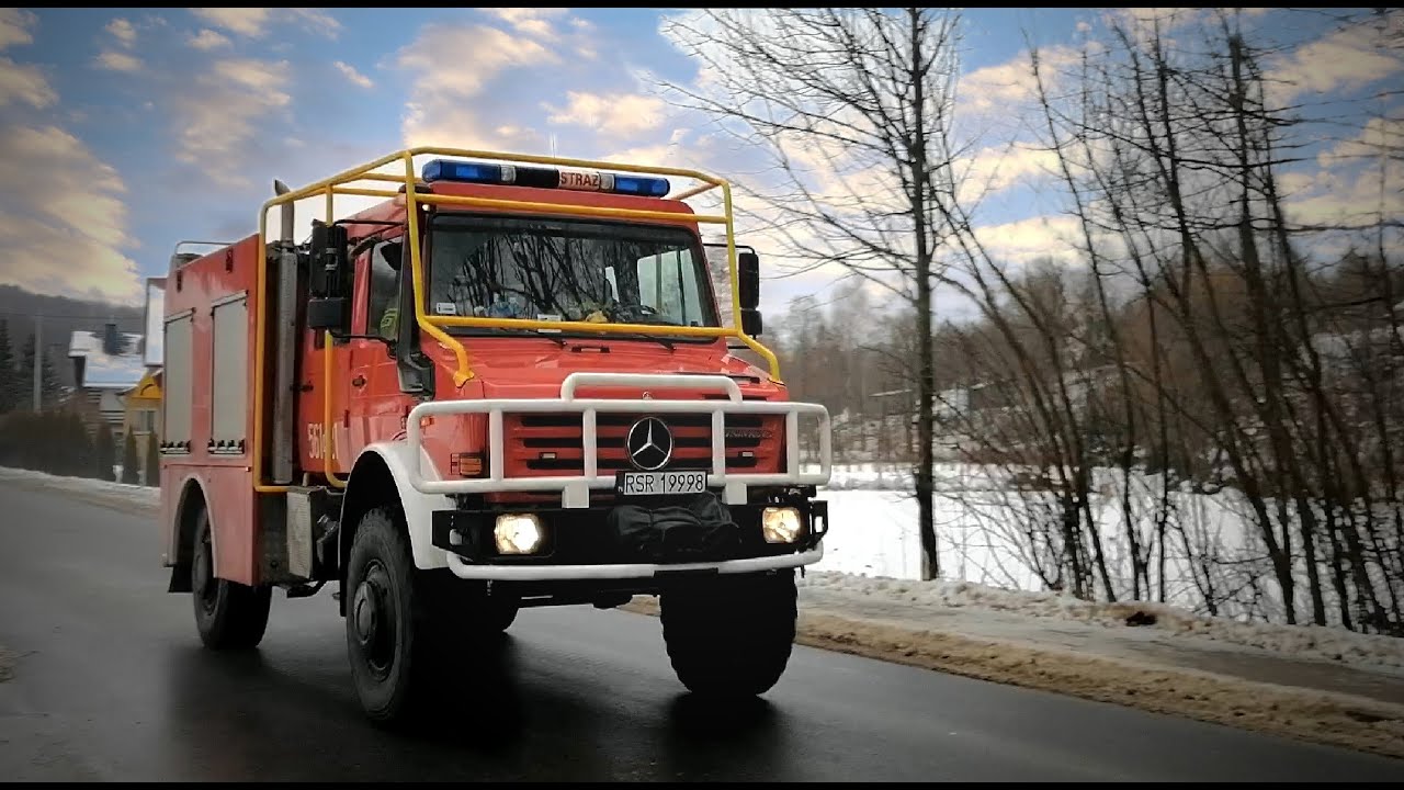 ALARMOWO PLUTON Z UNIMOGIEM! - 561[R]21 MB UNIMOG GBA, 25 MAN GCBA, 53 VOLVO SHD 25 - JRG STRZYŻ&Oacute;W