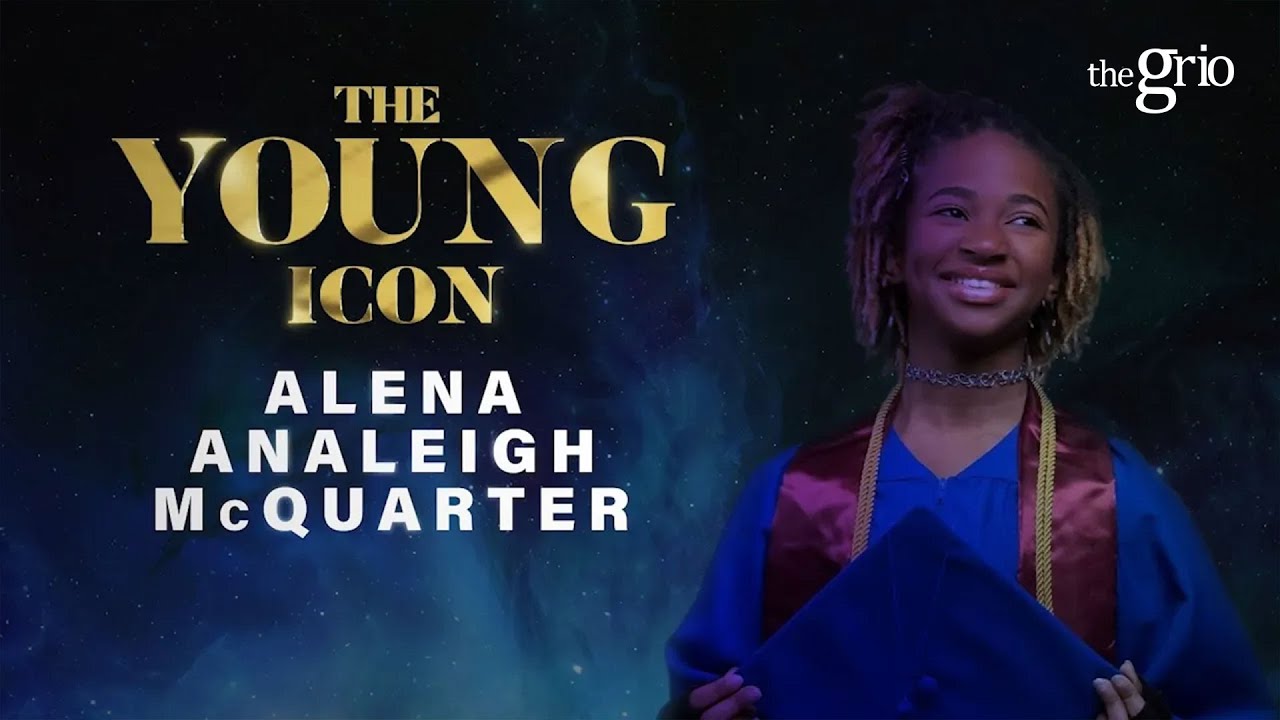 Alena Analeigh McQuarter Accepts the The Young Icon Award