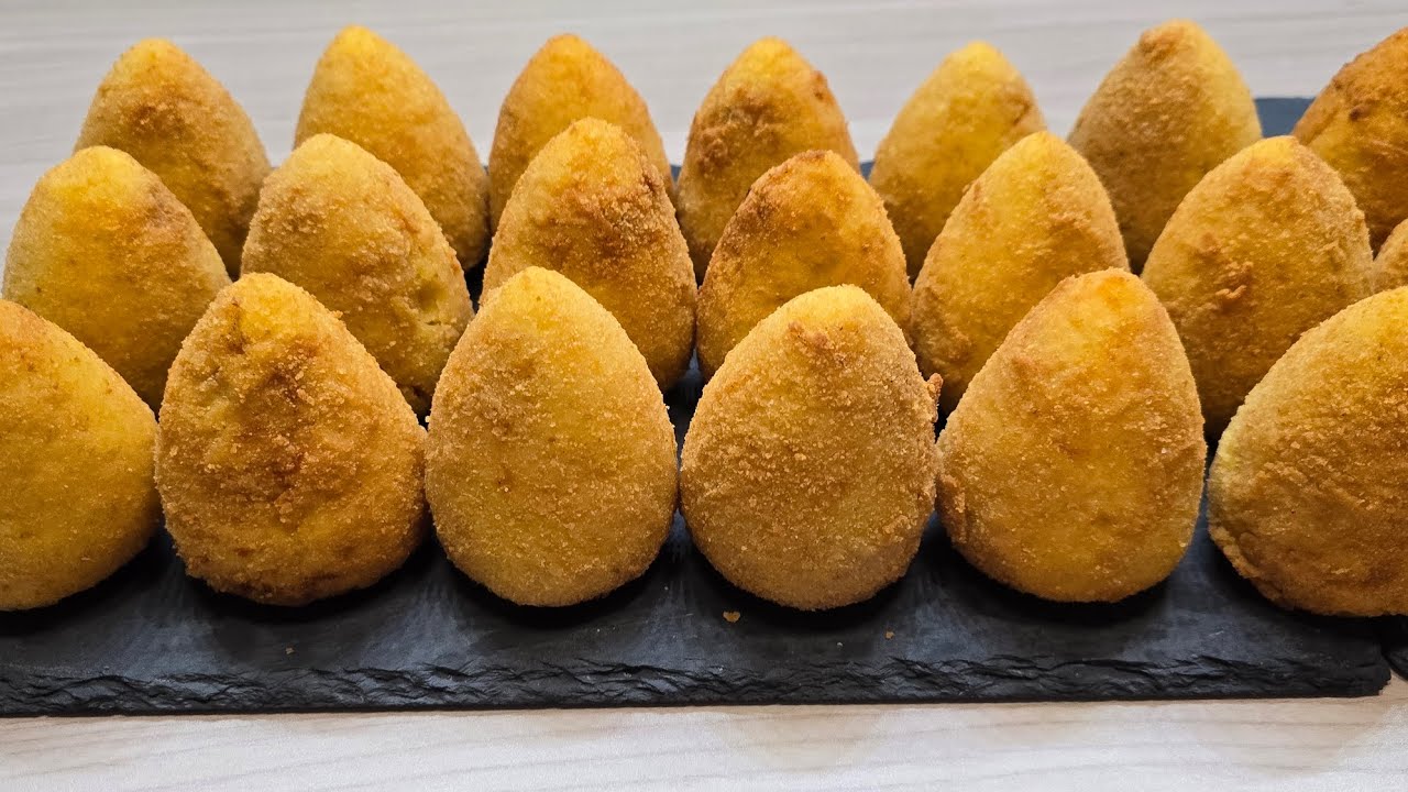 ARANCINI DI RISO SICILIANI LA RICETTA PERFETTA UNO TIRA L'ALTRO ! SICILIAN RICE BALLS WITH MEAT