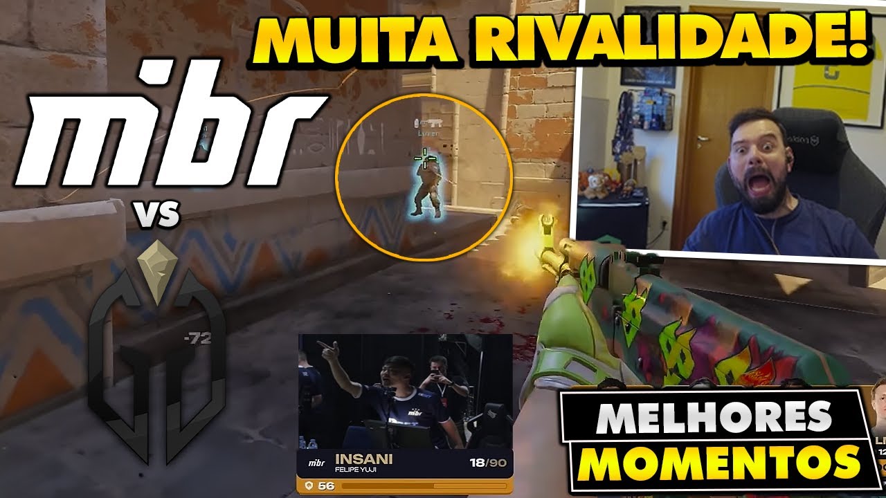 INSANI DESTRUIU e GRITOU MUITO em GRANDE FINAL! Melhores Momentos: MIBR vs GAIMIN GLADIATORS