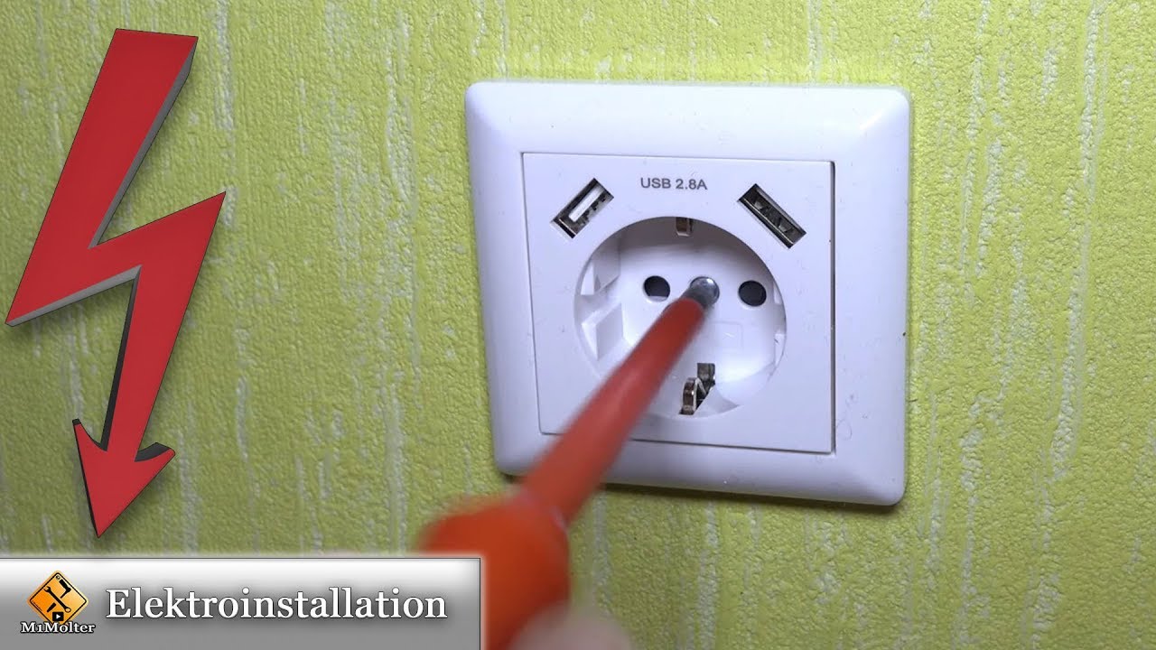 USB Steckdose anschließen.