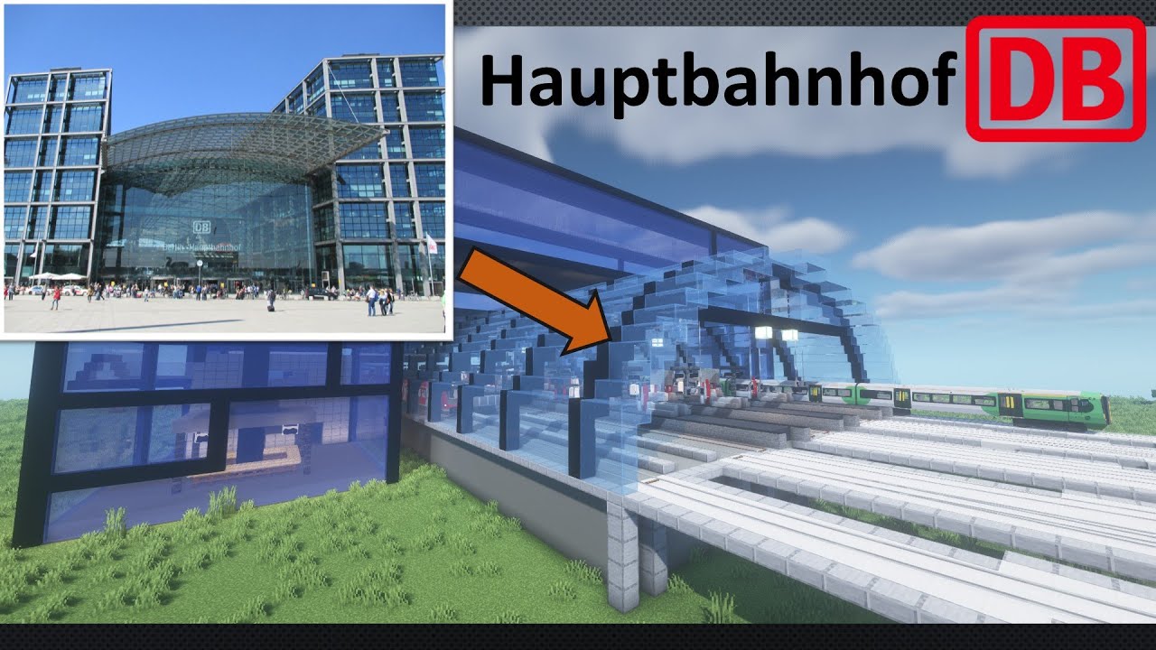 Der Hauptbahnhof | Berliner S-Bahn in Minecraft!