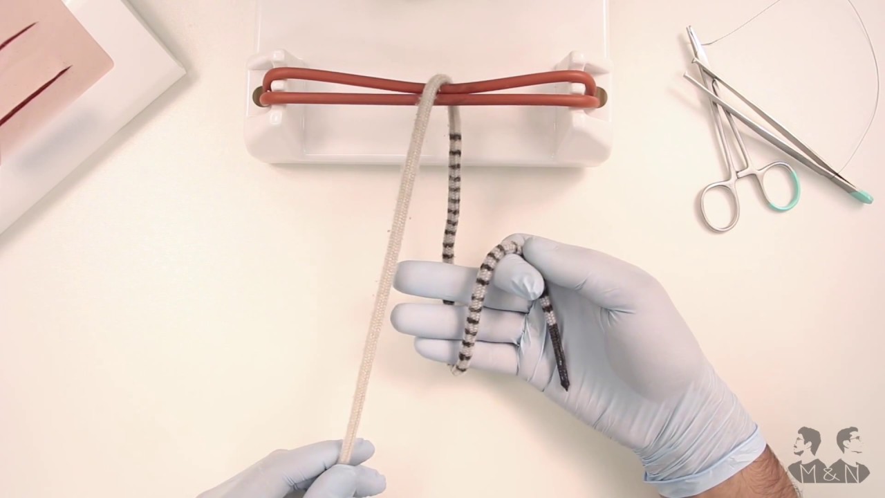 Surgeon’s knot (double overhand knot)