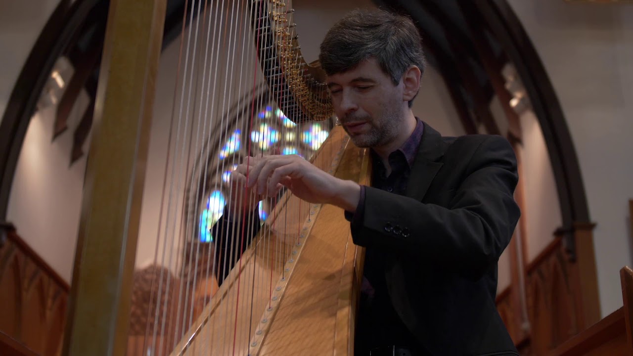 Josh Layne - Fantasy on Greensleeves (pedal harp version)