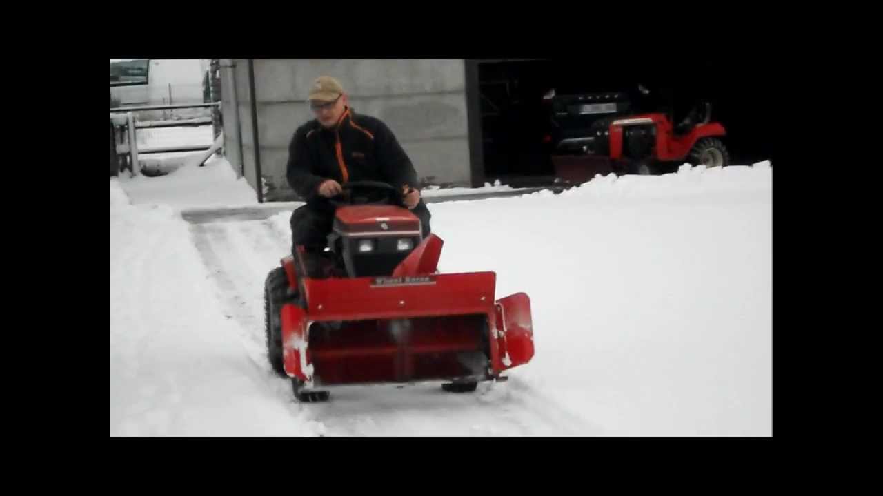 Wheel horse belgique 316-8 soufflleuse a neige / snow blower