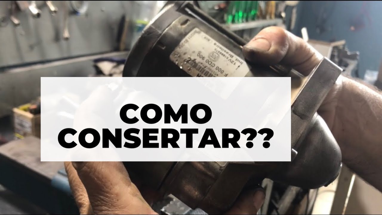 COMO CONSERTAR MOTOR DE ARRANQUE FIAT PALIO E FIAT UNO F 000 CD0 900/ ELETROTEC