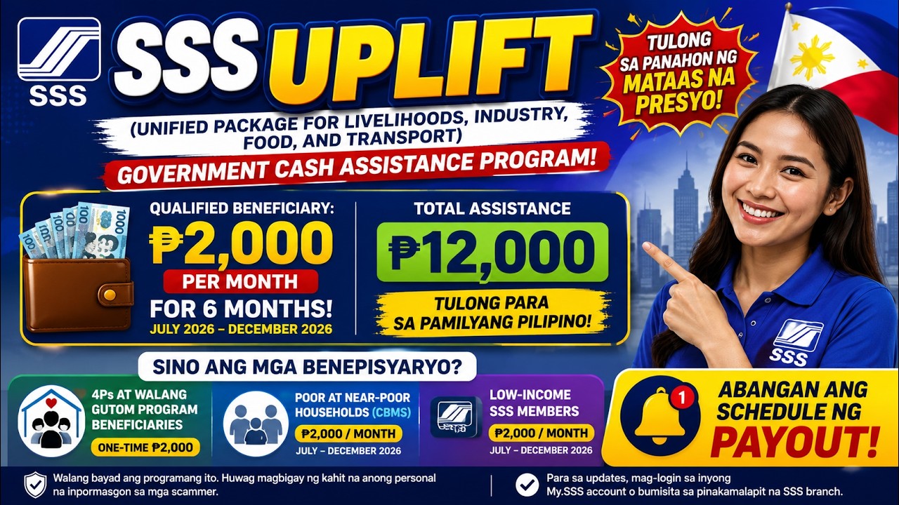 2K UPLIFT ASSISTANCE: PAANO MAG APPLY SA SSS?