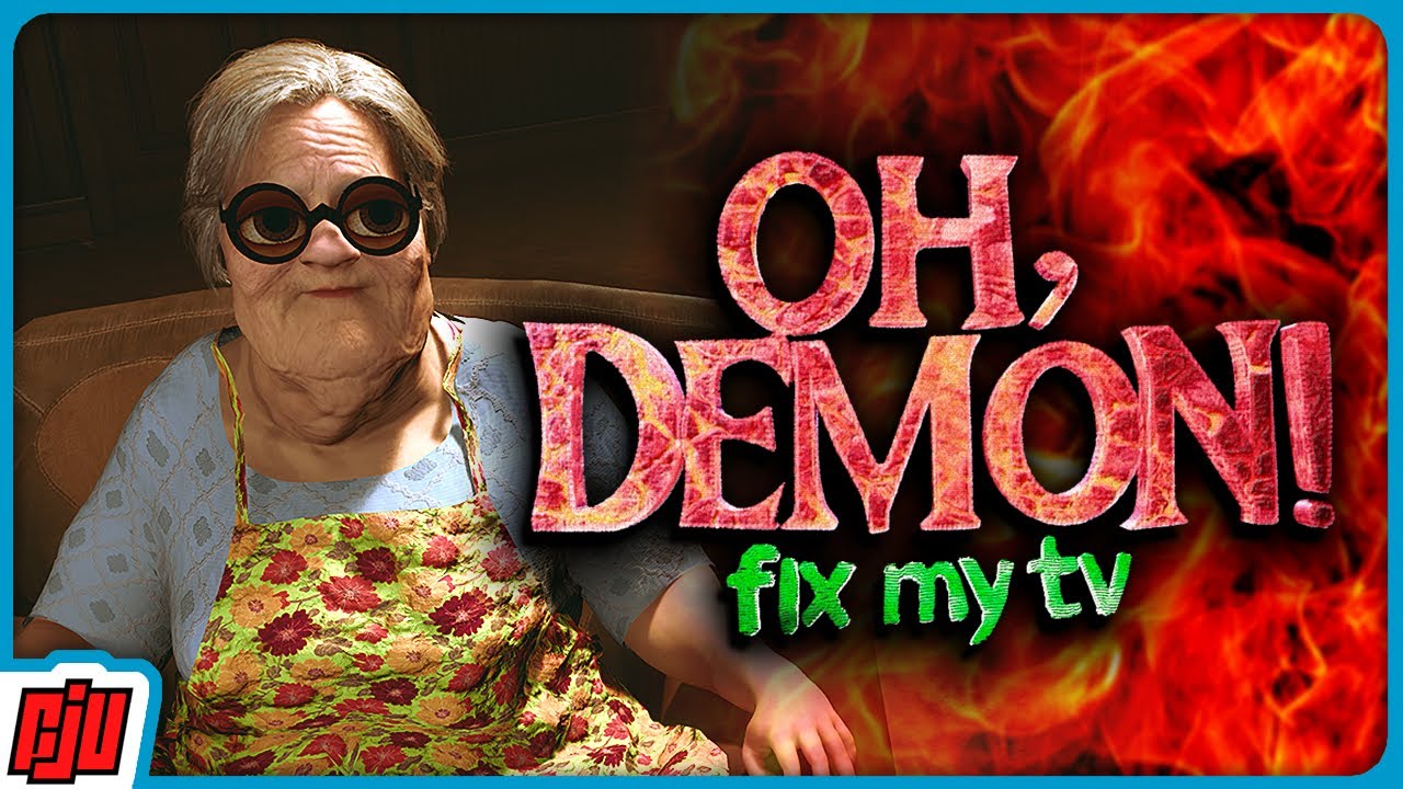 OH DEMON! Fix My TV | Ridiculous Indie Horror Game