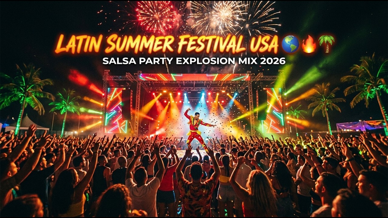 Latin Summer Festival USA 🌍🔥🌴 | Salsa Party Explosion Mix 2026 (Nonstop Dance Energy)