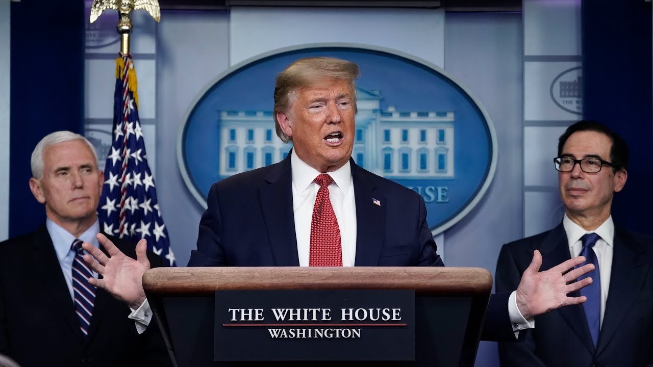 Trump Pegs Value of Coronavirus Stimulus Bill at $2.2 Trillion