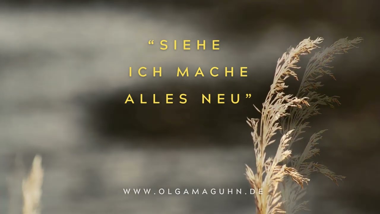 Er macht dich NEU und gibt dir NEUE Kraft!