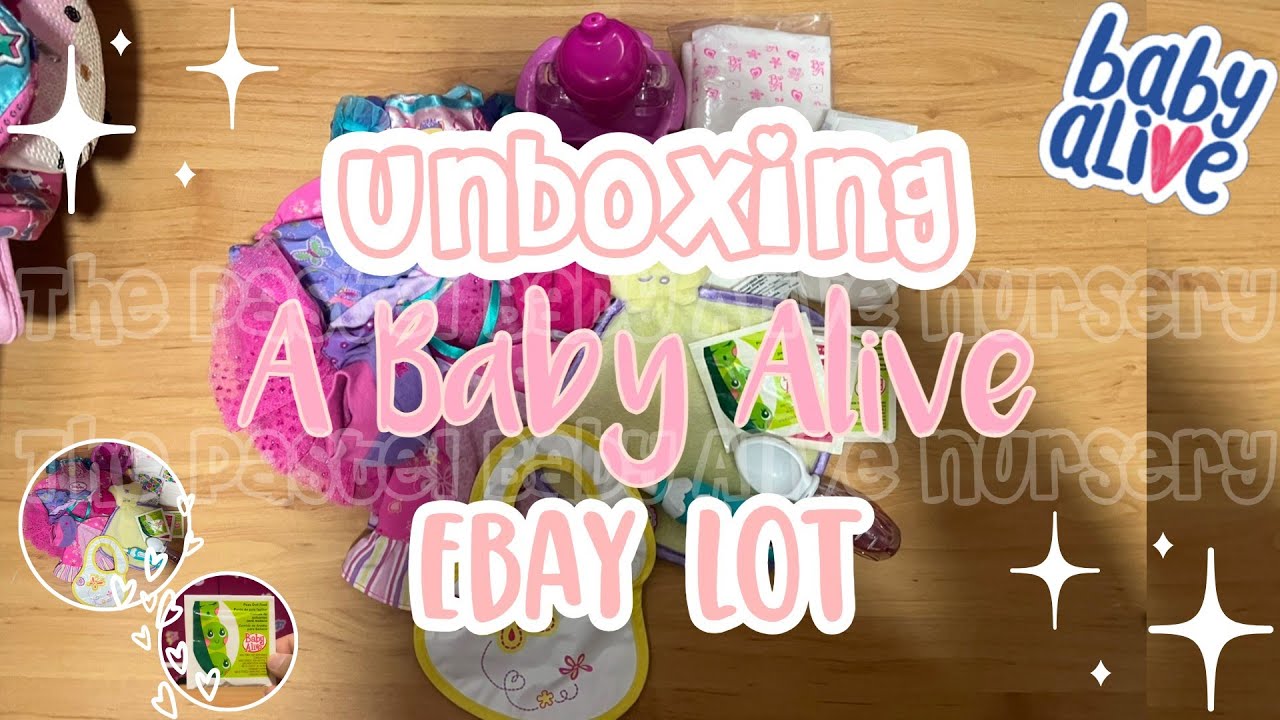 Unboxing A Baby Alive Accessory Lot!
