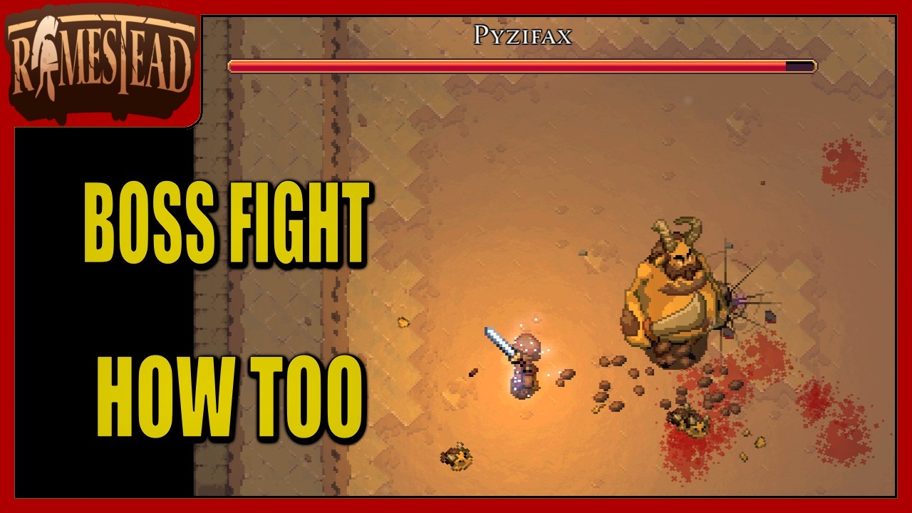 Romestead boss fight how too. Pyzifax.