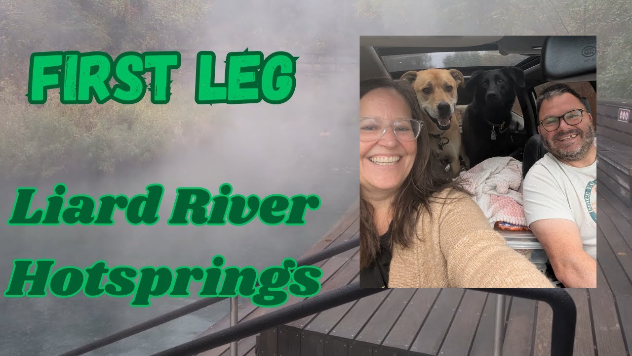 Yukon Road Trip Day 1 | Dogs, Rain & Hot Springs Adventure