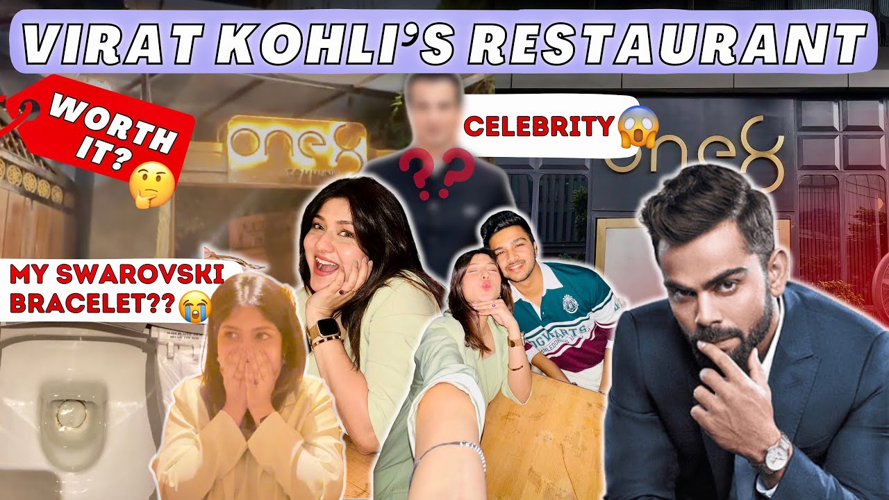 We Went To “Virat Kohli’s” Restaurant 🥵 Was It Worth It?? | Manasi Mau
