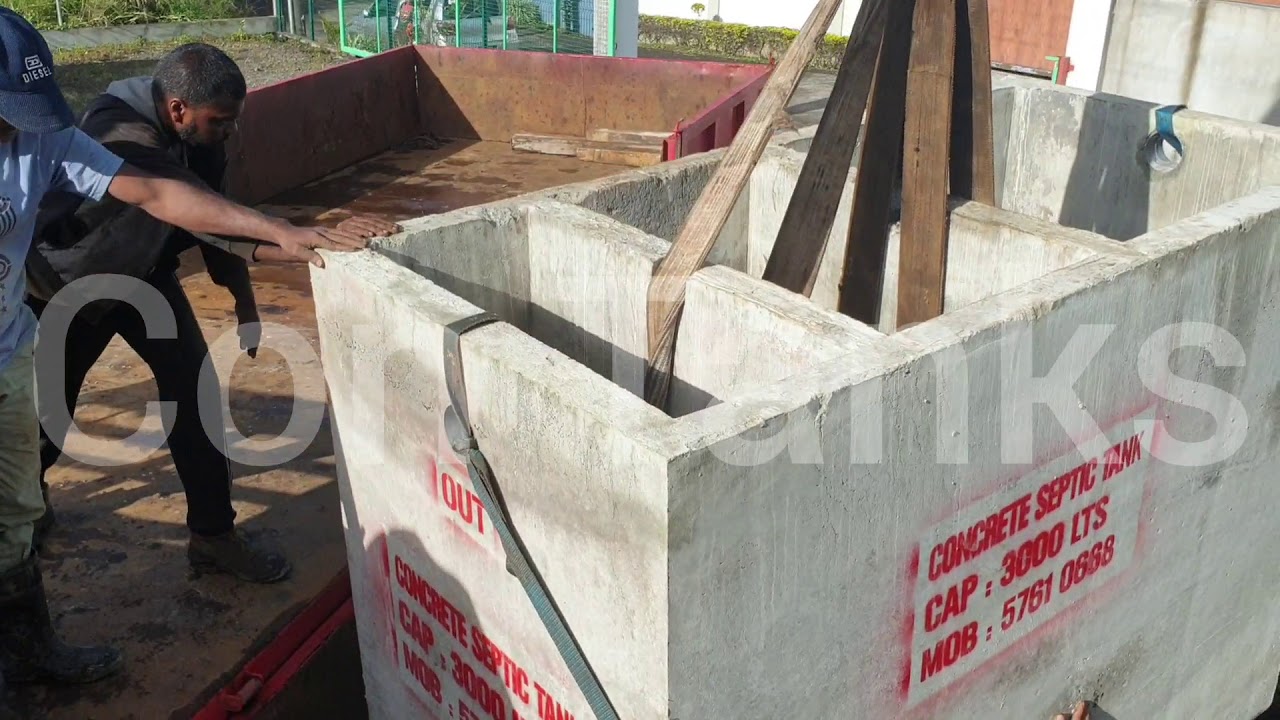 Precast Monolitic concrete septic tanks
