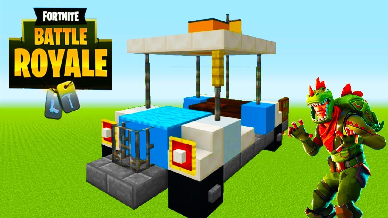 Minecraft: How To Make a Fortnite Golf cart 