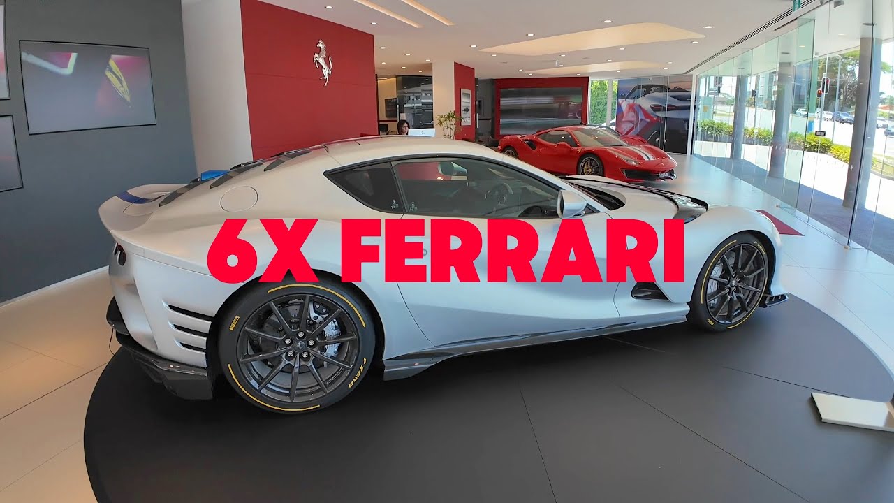 Ferrari Gold Coast. 812C, SF90, 488PISTA, 296GTB, Purosangue!
