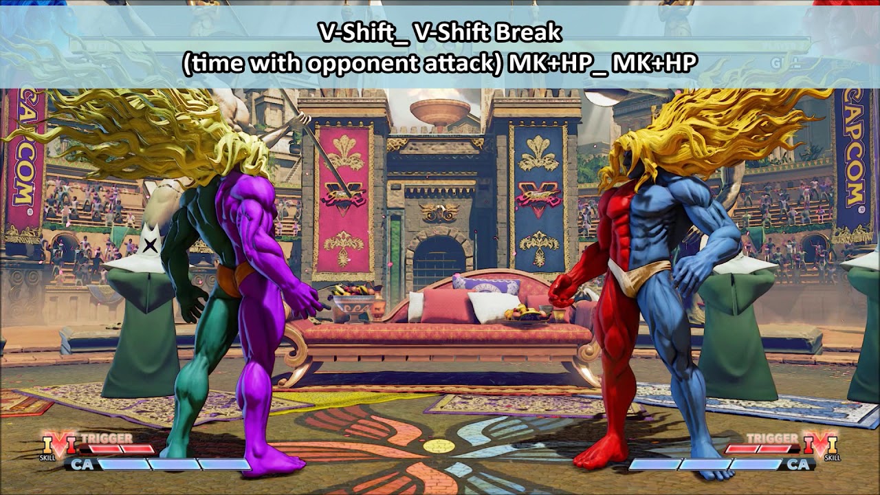 SFV CE - All V-Shift Break Attacks + How To (Except Season 5 Characters)