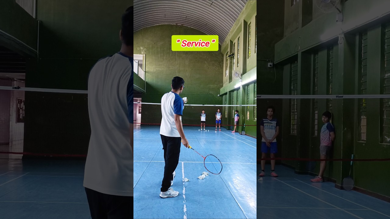 Badminton Service Fault #shorts