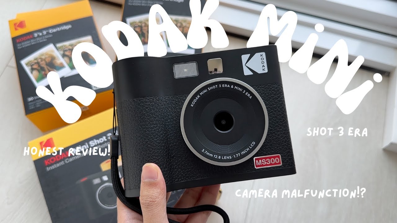 kodak mini shot 3 era | unboxing & honest review | camera malfunction!?