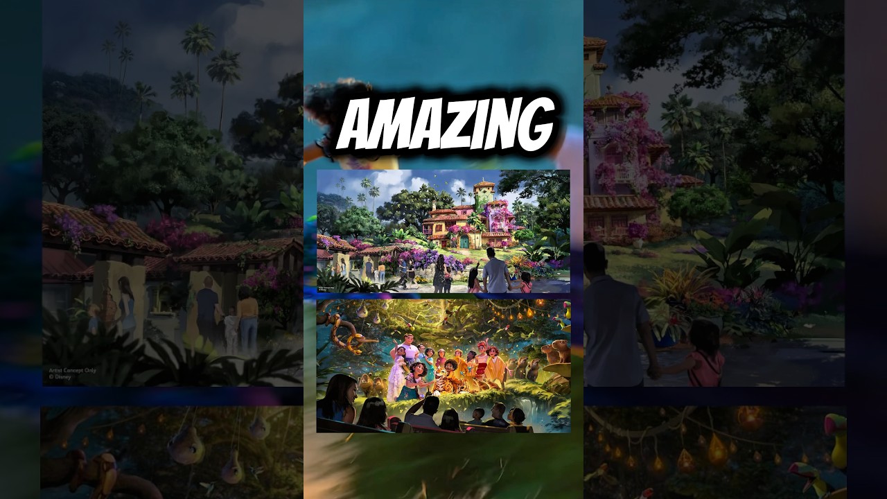 NEW ENCANTO RIDE! #disney #disneyworld #encanto #animals #latin #wdw #mcu #animalkingdom #disneyland