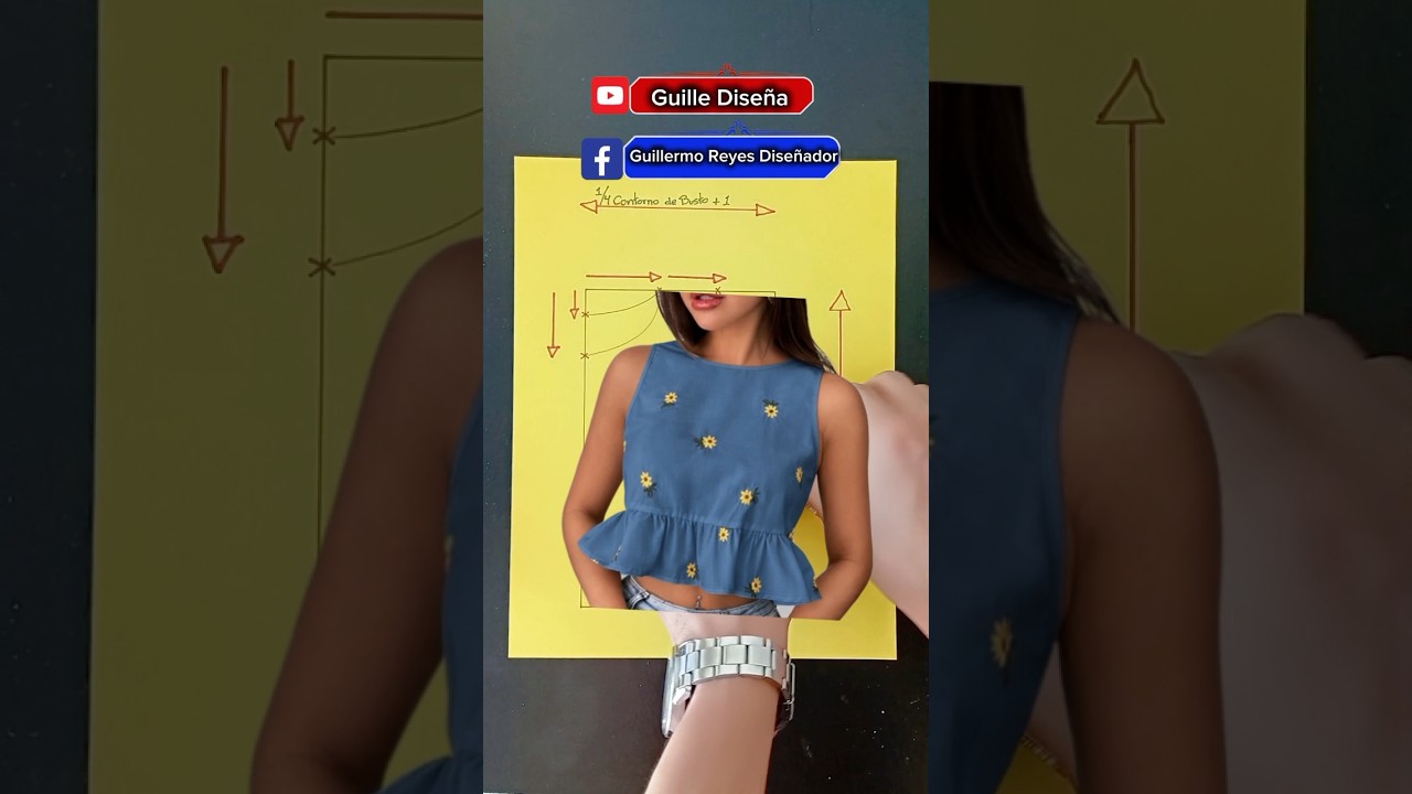 patrón de blusa casual muy fácil de hacer  