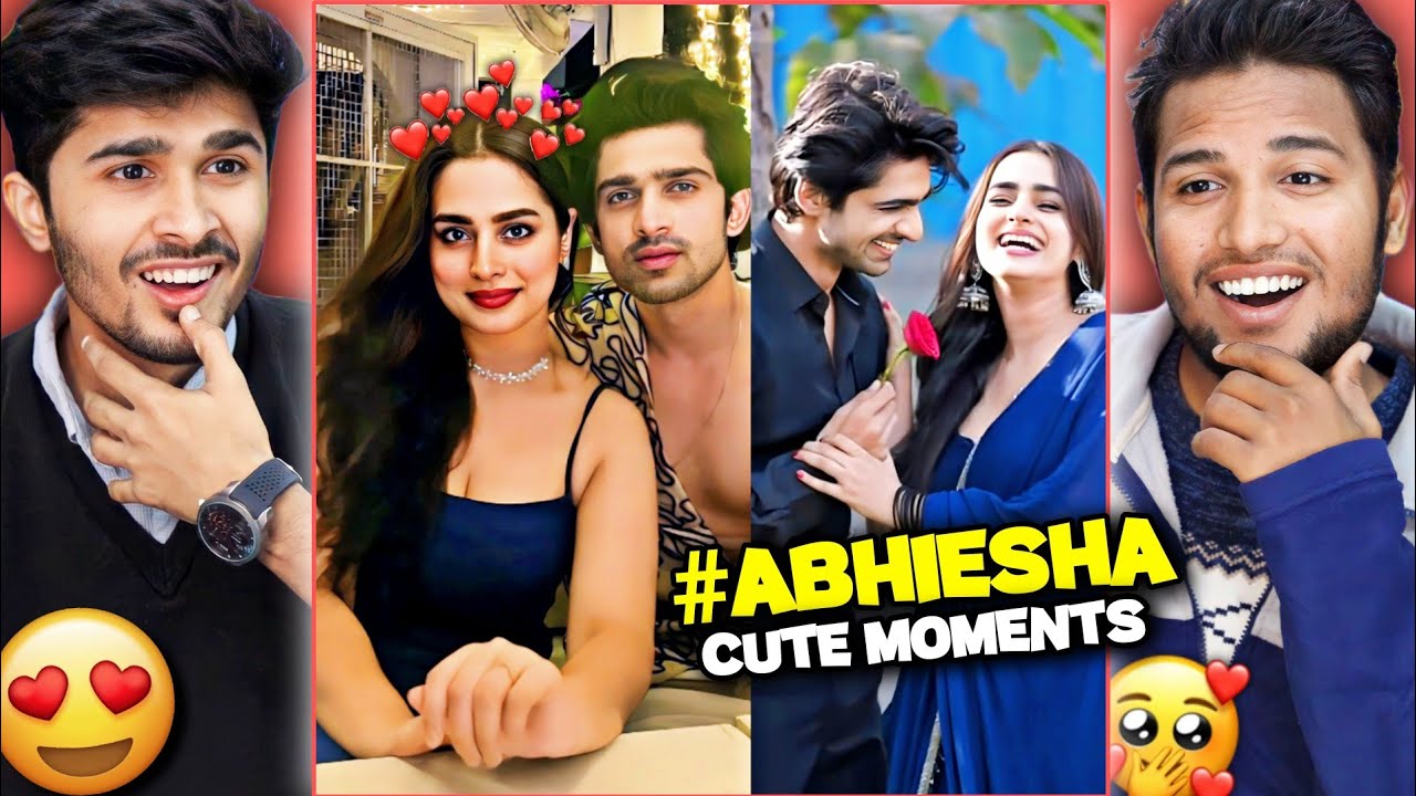Abhishek Kumar & Ayesha Khan Cute & Funny Moments Reaction 😍🔥 | #ayeshakhan #abhishekkumar