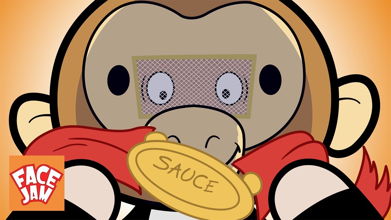 Don't Take The Monkey's Sauce | Face Jam Animated
