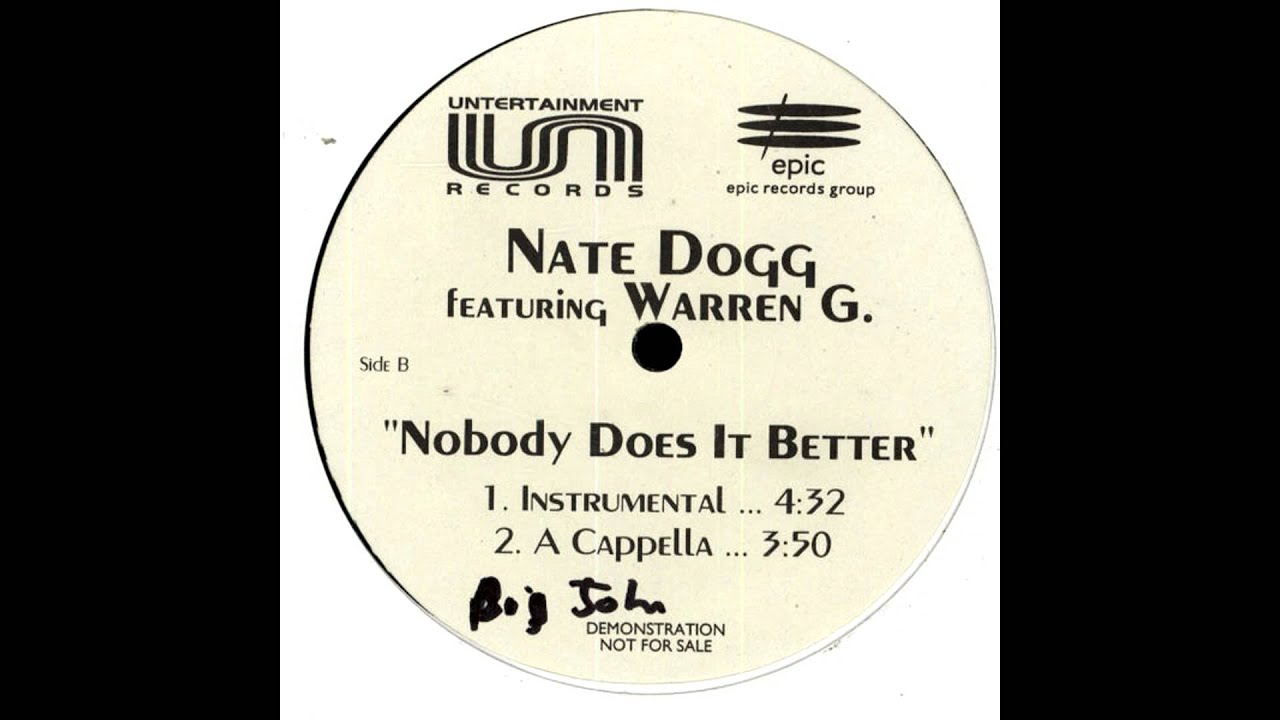 Nate Dogg - Nobody Does It Better (feat. Warren G) (ACAPELLA)
