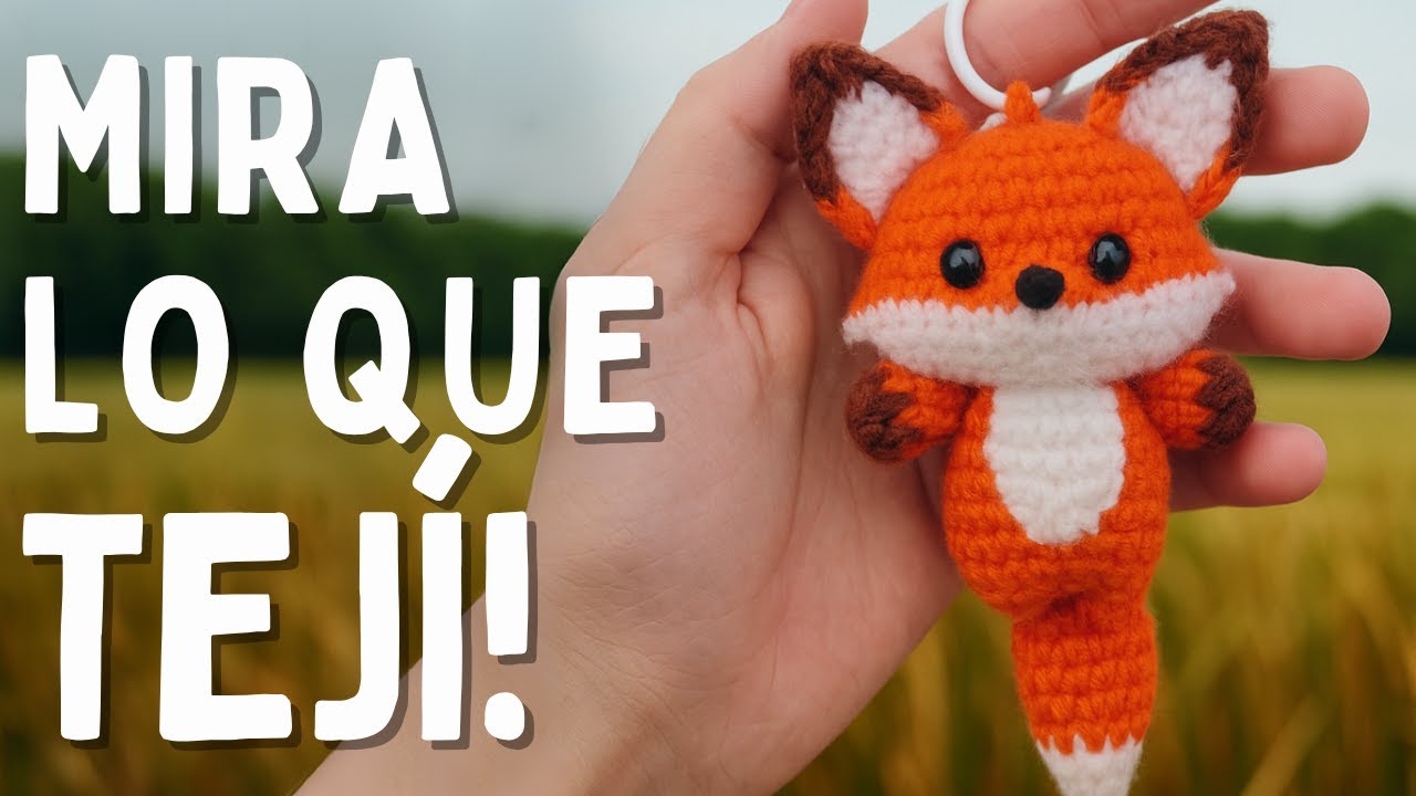 “Mini zorrito tejido a crochet 🧶 ¡Lo vas a amar!” PARTE 1