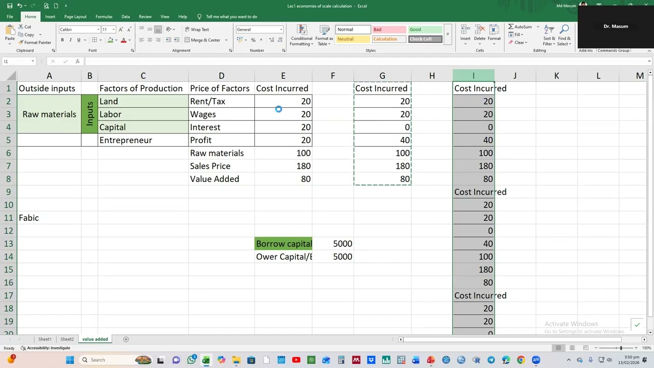 cost concern for ops mgt