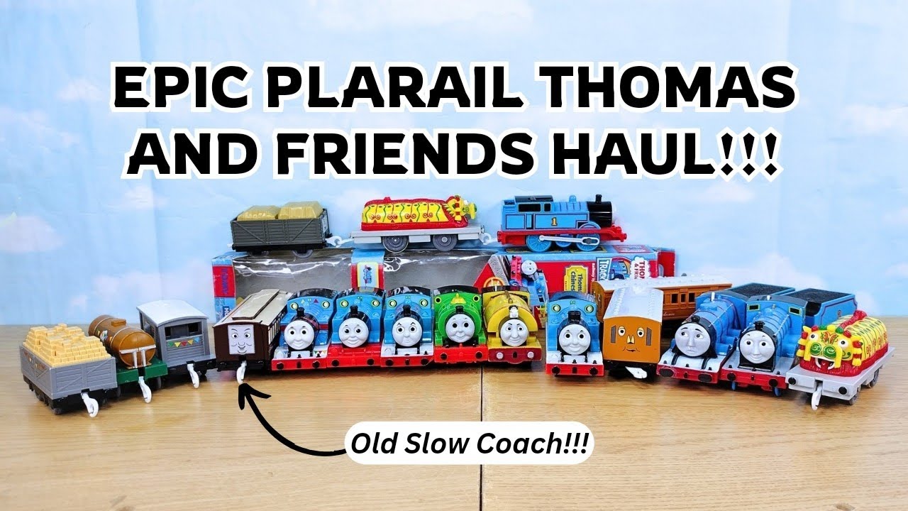 Эпический набор «Томас и его друзья» Plarail Lot: распаковка Tomy Plarail Haul