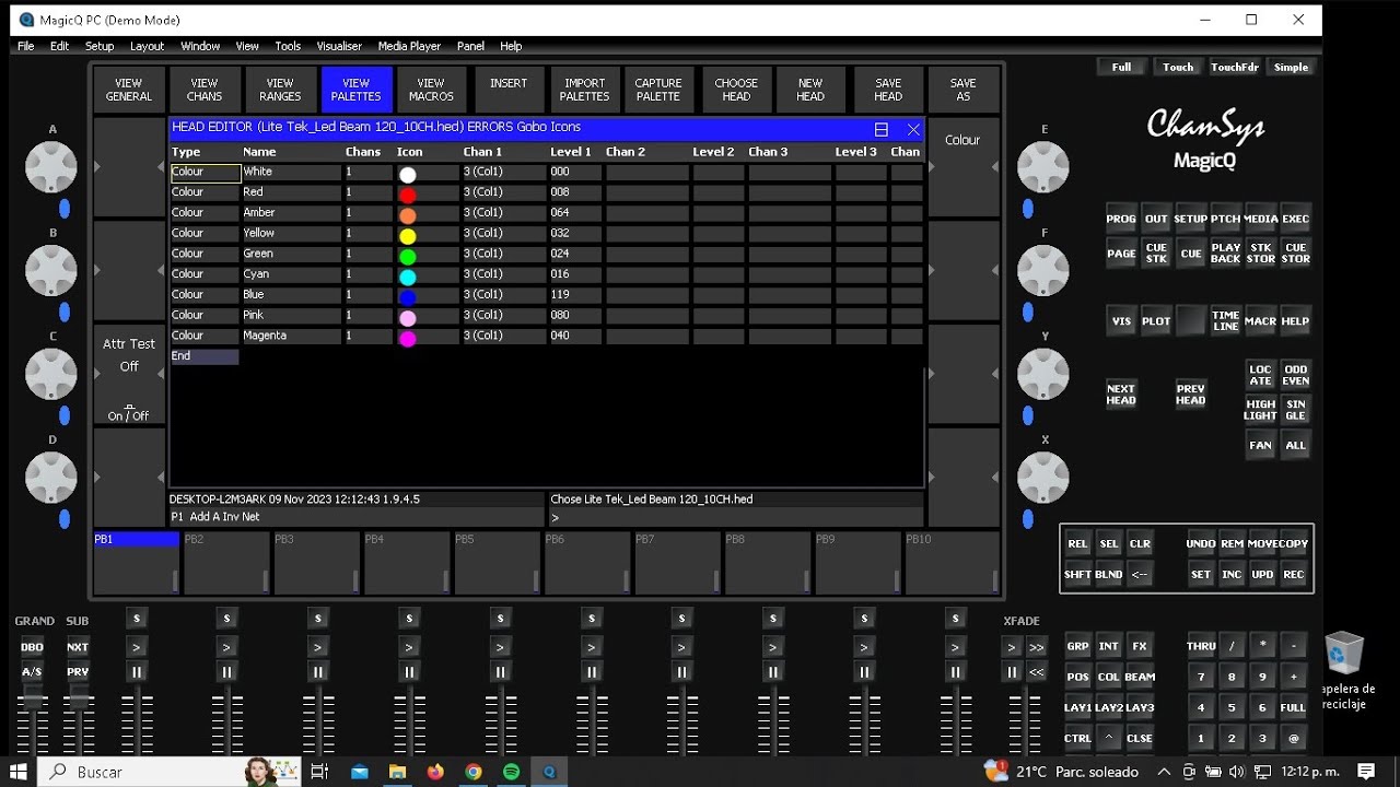 COMO CREAR LIBRERIA EN CHAMSYS MAGICQ PC PARTE 2