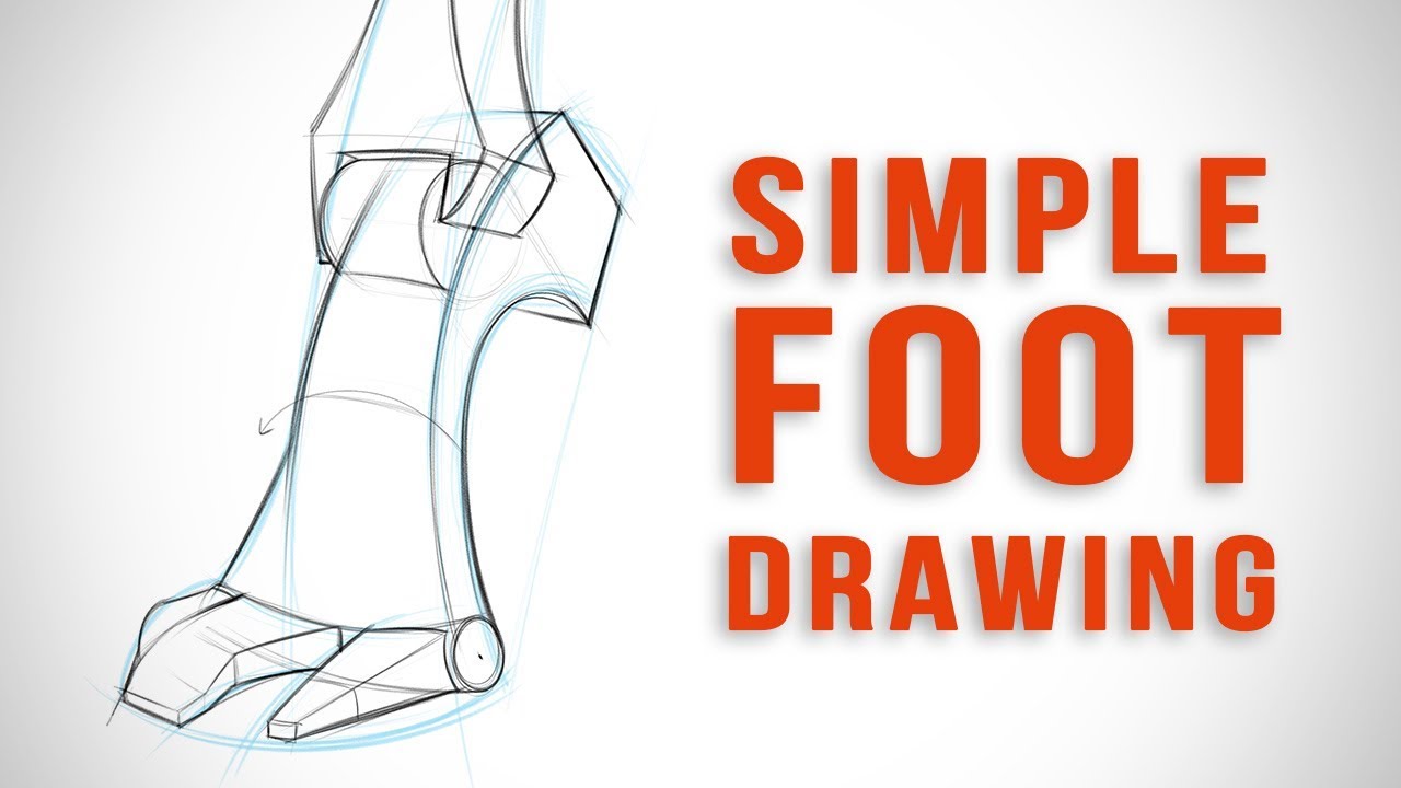 Simplifying the Foot for Easy Drawing