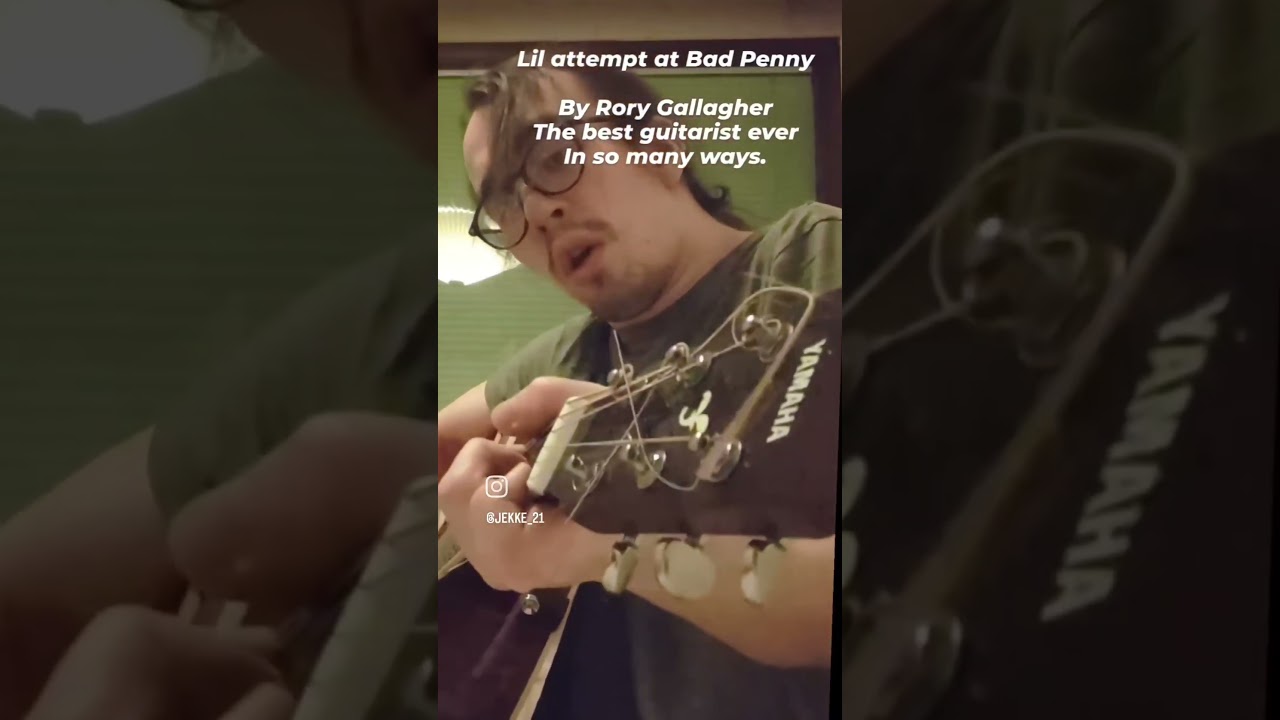 Rory Gallagher - Bad Penny practice. I am Jeke/Jecke. I do my own songs too. Also Rory is so good.