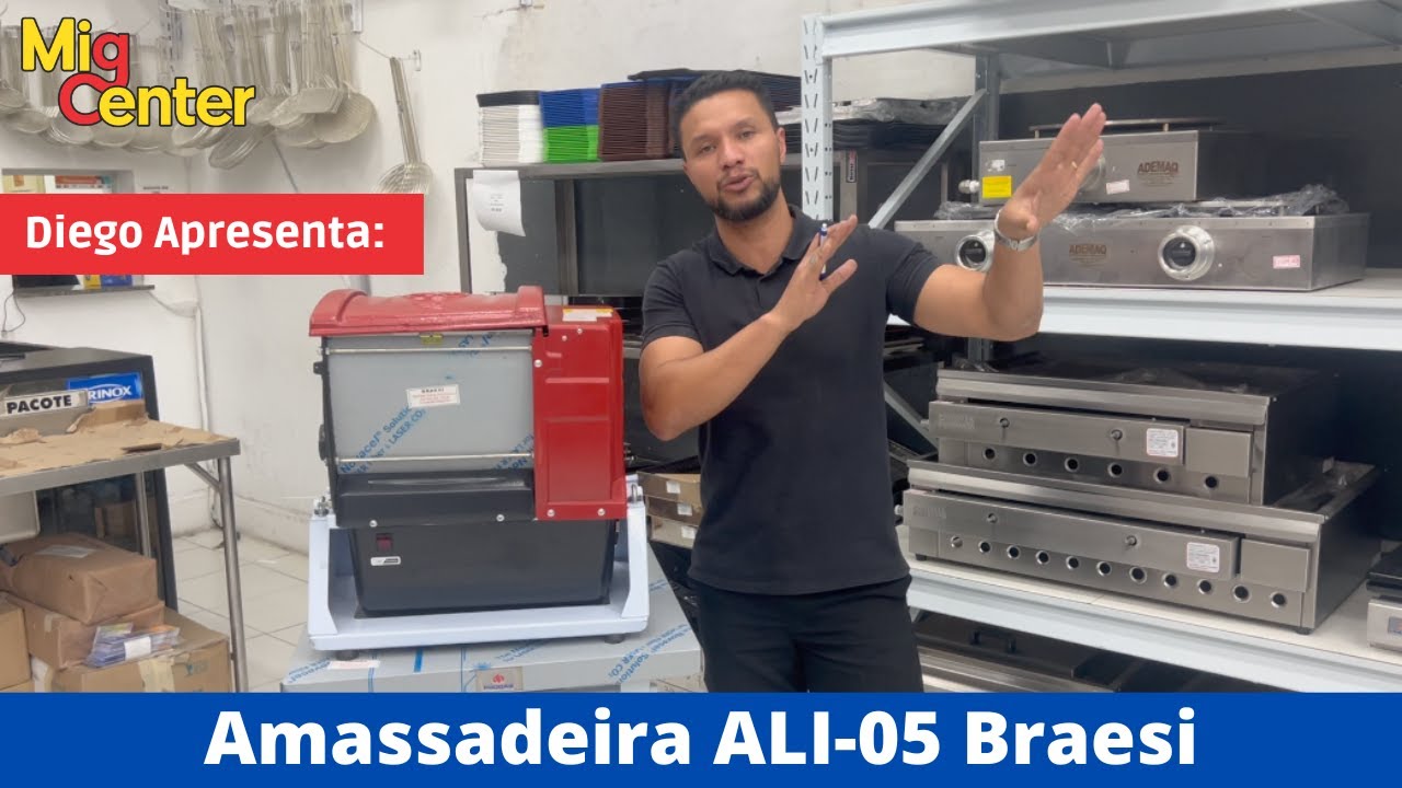 Amassadeira 7kg Progás Braesi Ali 05 - Diego Apresenta