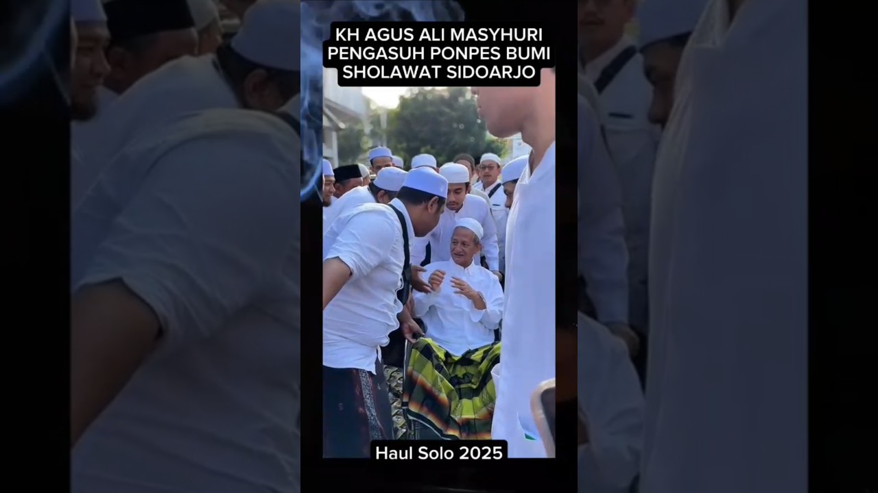 KH Agus Ali masyhuri di haul Solo 2025 #haulsolo #haulsolo2025 #gusalimasyhuri