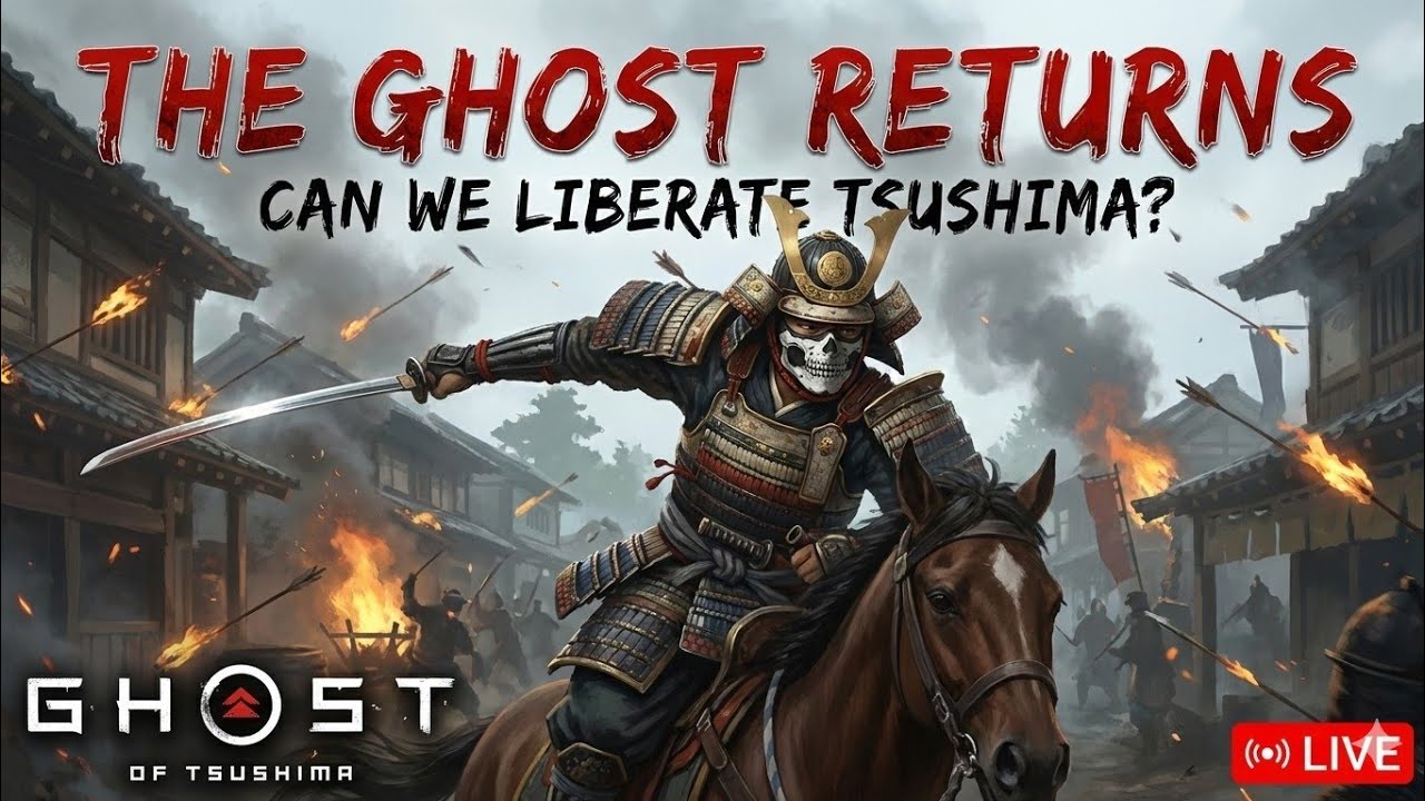 🔴THE GHOST RETURNS! ⚔️ Can We Liberate Tsushima? (PS5 Live): PLAYING GHOST OF TSUSHIMA : PART 8