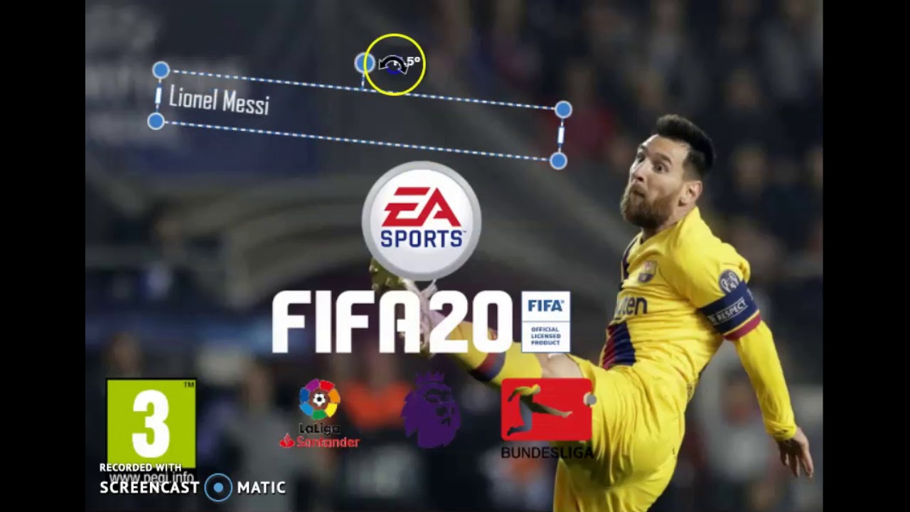 What if Messi was the cover star of Fifa 20???