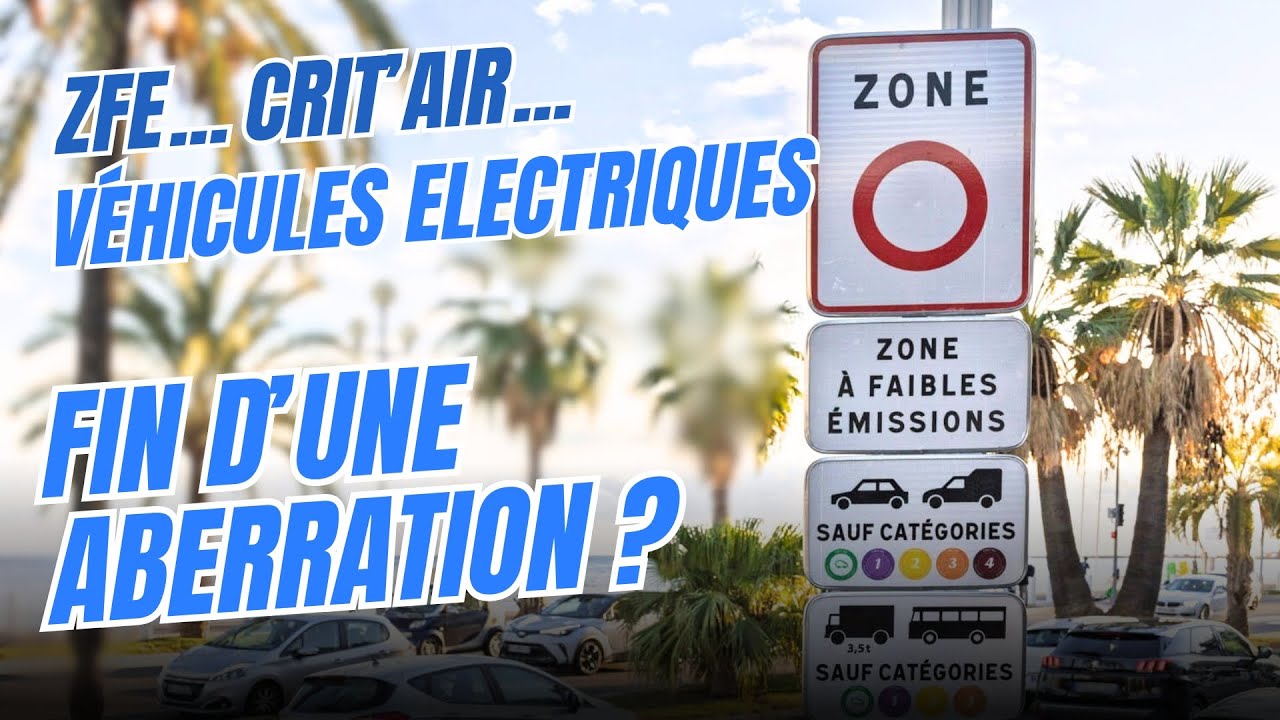 Zones ZFE et Vignette Crit'air sur voitures &eacute;lectriques, la fin ?